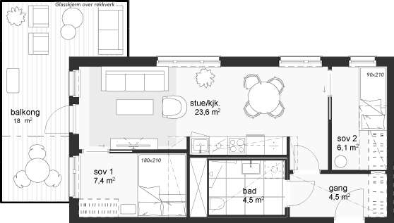 Plantegning 1
